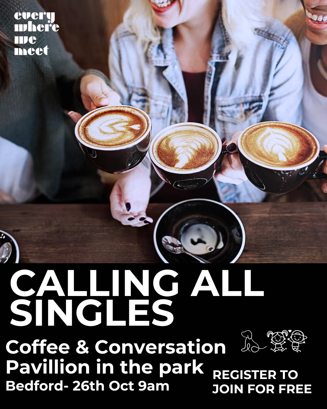 FREE Bedford Coffee & Conversation 26th October 9am