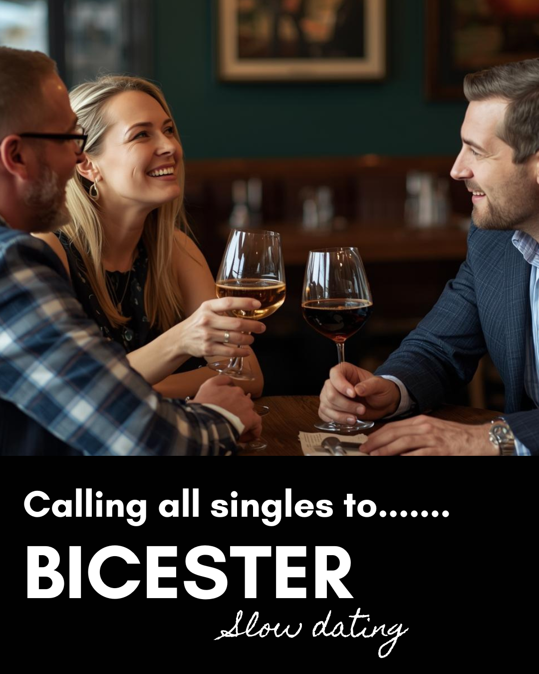 Bicester, Slow Dating, Torino Lounge - 21st May 7.30pm