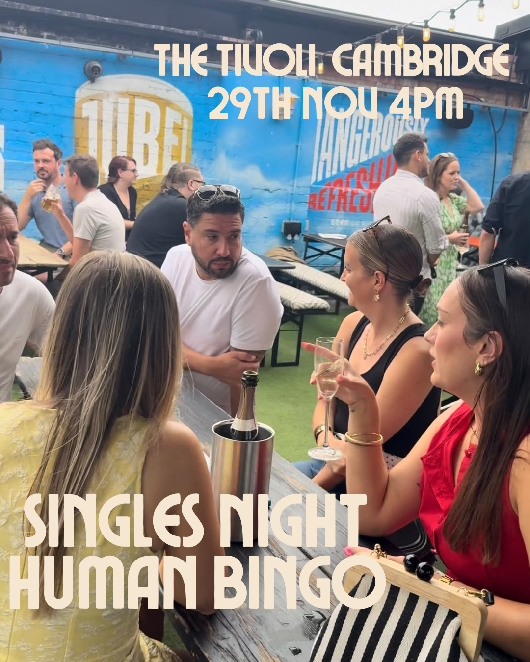 Singles Human Bingo - Cambridge The Tivoli, 29th Nov 4pm.