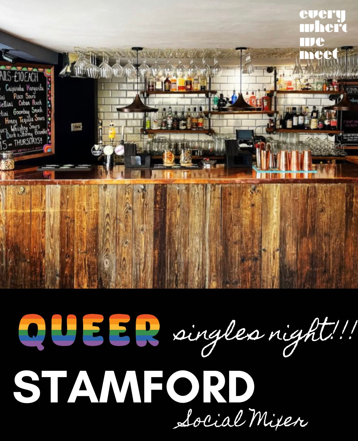 Stamford Queer Social Mixer At 12 All Saints Bar On Thursday 12th March 7.30pm