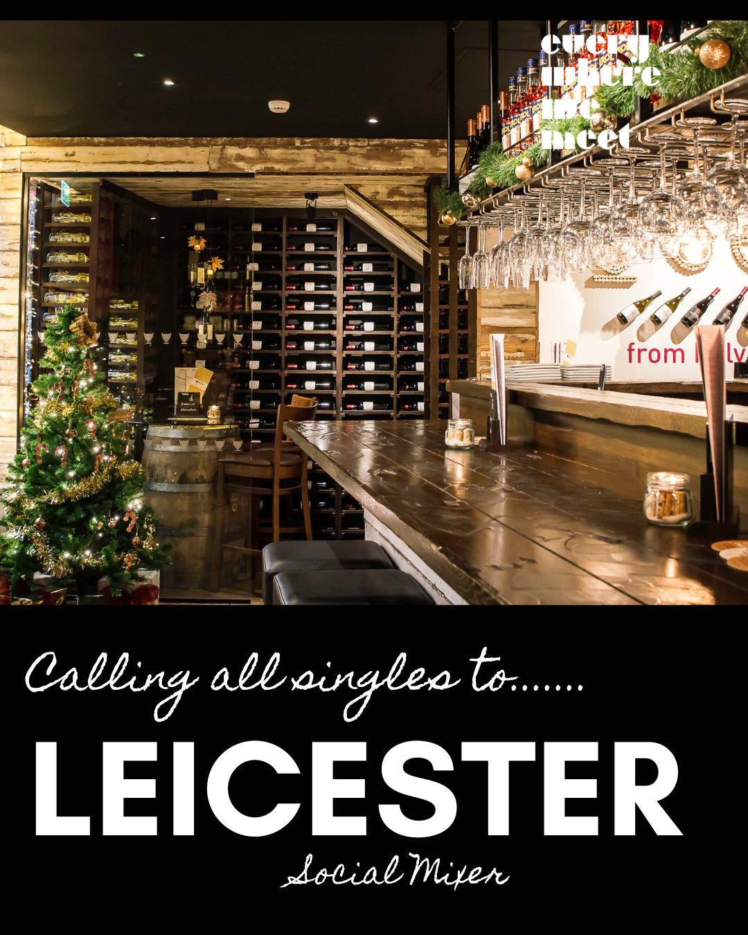 Leicester Social Mixer At Veeno Sicilian Wine Bar On Thursday 19th February 7.30pm