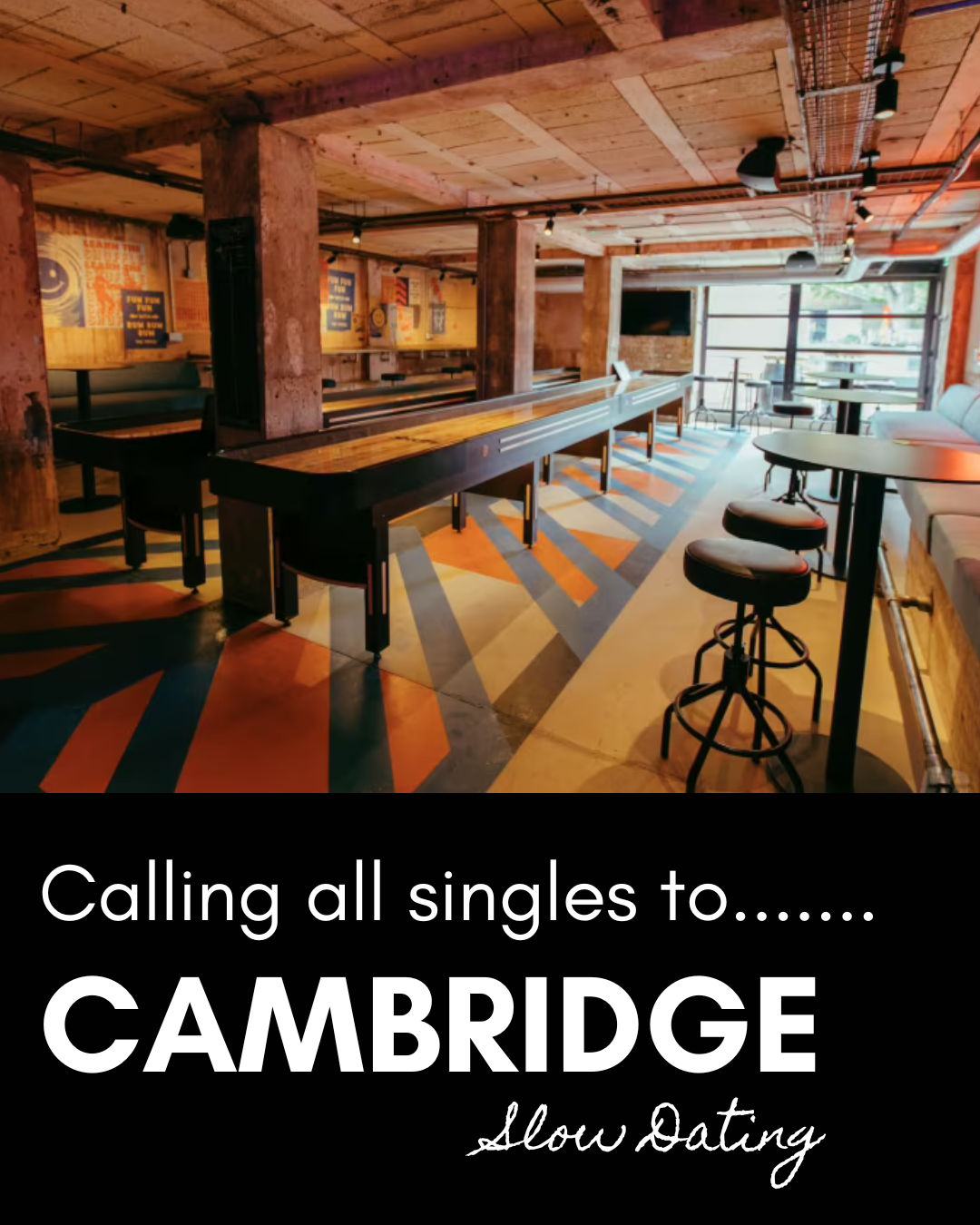 Cambridge, Slow dating at The Tivoli, 7th June 4pm - All Ages