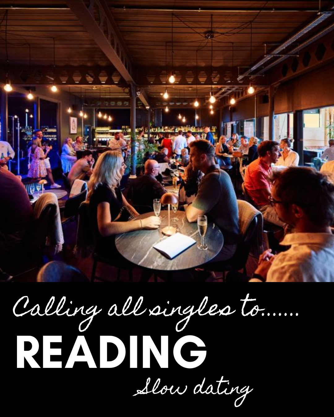 Reading Slow Date At Angel Bar Sunday 10th May 5.00pm