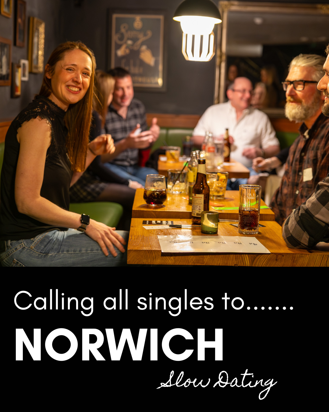 Norwich 5th July Over 35s Slow Dating - Rivolo Lounge 7pm Copy